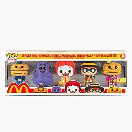 Funko McDonald's ボブルヘッド 5体セット Amazon.com: Funko POP! Ad Icons: McDonald's 5 Pack - Exclusive